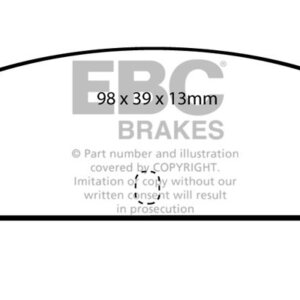 EBC Ultimax zadnje zavorne ploščice za Mazda RX-7