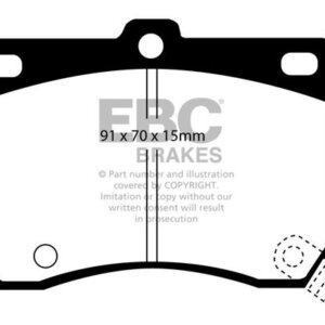EBC Yellowstuff sprednje zavorne ploščice za Mazda 323, Mazda MX-3