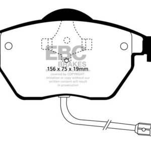 EBC Yellowstuff sprednje zavorne ploščice za VW Passat, VW Vento