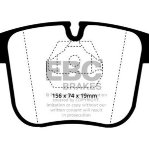 EBC Yellowstuff sprednje zavorne ploščice za BMW 8