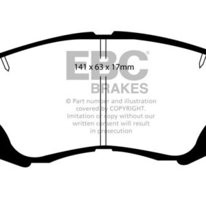EBC Yellowstuff sprednje zavorne ploščice za Toyota Camry, Lexus GS