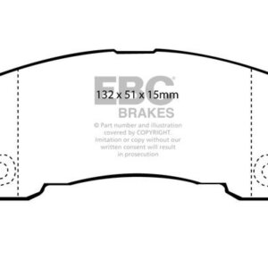 EBC Yellowstuff sprednje zavorne ploščice za Ford Probe, Mazda 626