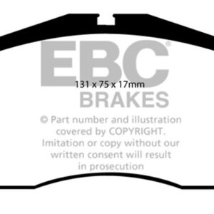 EBC Yellowstuff sprednje zavorne ploščice za Porsche 911, Porsche 928