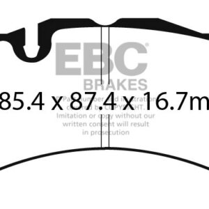 EBC Bluestuff NDX sprednje zavorne ploščice za Volvo V60, Volvo S60