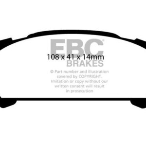 EBC Bluestuff NDX zadnje zavorne ploščice za Subaru Forester, Subaru Legacy
