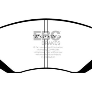 EBC Bluestuff NDX sprednje zavorne ploščice za Subaru Impreza, Subaru Outback