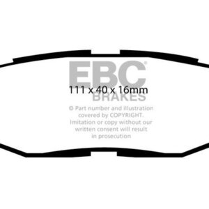 EBC Bluestuff NDX zadnje zavorne ploščice za Subaru Forester, Toyota GT 86