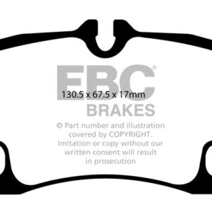 EBC Bluestuff NDX zadnje zavorne ploščice za Porsche 911