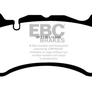 EBC Bluestuff NDX sprednje zavorne ploščice za Mercedes-Benz E-Class, Mercedes-Benz C-Class