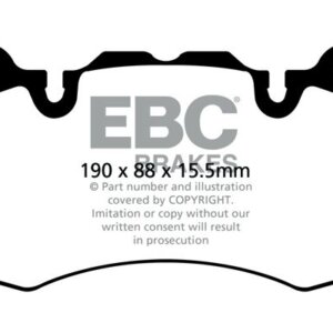 EBC Bluestuff NDX sprednje zavorne ploščice za Land Rover Defender