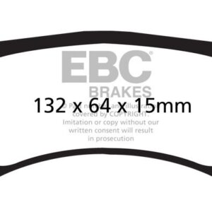 EBC Bluestuff NDX zadnje zavorne ploščice za Peugeot 308, Noble M600