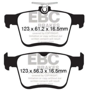 EBC Bluestuff NDX zadnje zavorne ploščice za VW Golf, Audi TT