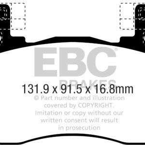 EBC Bluestuff NDX sprednje zavorne ploščice za KIA Stinger