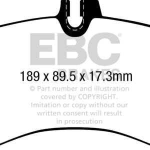 EBC Bluestuff NDX sprednje zavorne ploščice za Porsche Cayenne
