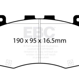 EBC Bluestuff NDX sprednje zavorne ploščice za Jeep Grand Cherokee