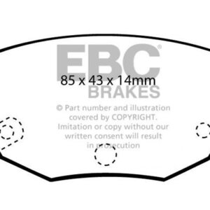 EBC Ultimax zadnje zavorne ploščice za Nissan Bluebird, Nissan Maxima