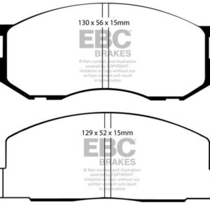 EBC Ultimax sprednje zavorne ploščice za Toyota LiteAce