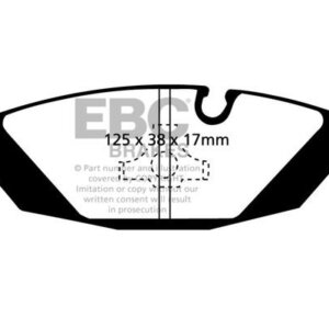 EBC Bluestuff NDX zadnje zavorne ploščice za BMW Z1