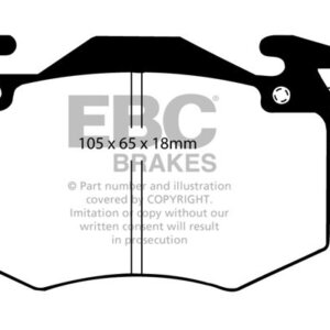 EBC Ultimax sprednje zavorne ploščice za Peugeot 505, Peugeot 604