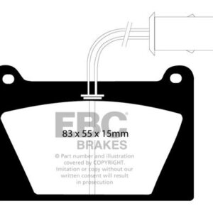 EBC Bluestuff NDX sprednje zavorne ploščice za MG Metro, Reliant Scimitar Sabre