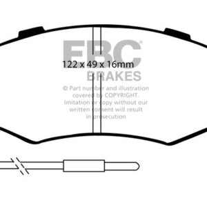 EBC Ultimax sprednje zavorne ploščice za Renault 21