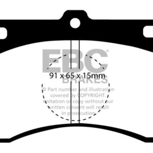 EBC Ultimax sprednje zavorne ploščice za Mazda 323