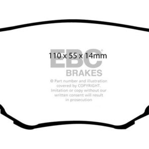 EBC Greenstuff 6000 sprednje zavorne ploščice za Suzuki Vitara, Suzuki Grand Vitara