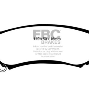EBC Greenstuff 6000 zadnje zavorne ploščice za Mercedes-Benz M-Class