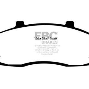 EBC Greenstuff 6000 sprednje zavorne ploščice za Ford F-150, Lincoln Blackwood