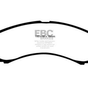 EBC Greenstuff 6000 sprednje zavorne ploščice za Ford Excursion