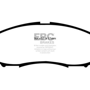 EBC Greenstuff 6000 sprednje zavorne ploščice za Nissan Navara, Nissan NP300
