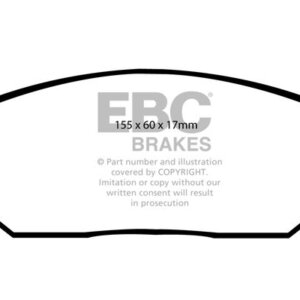 EBC Greenstuff 6000 sprednje zavorne ploščice za KIA Sorento