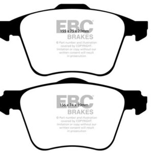 EBC Greenstuff 6000 sprednje zavorne ploščice za Volvo XC90