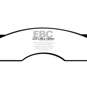 EBC Greenstuff 6000 sprednje zavorne ploščice za Dodge RAM