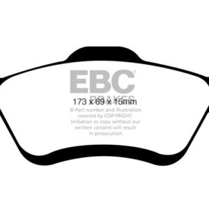 EBC Greenstuff 6000 sprednje zavorne ploščice za Ford Maverick, Mazda Tribute