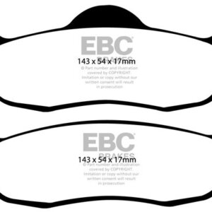 EBC Greenstuff 6000 zadnje zavorne ploščice za Jeep Commander, Jeep Grand Cherokee