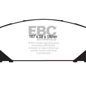 EBC Greenstuff 6000 sprednje zavorne ploščice za Lexus NX, Lexus RX
