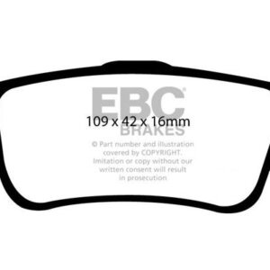EBC Greenstuff 6000 zadnje zavorne ploščice za Honda CR-V