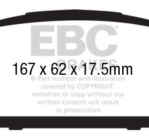 EBC Greenstuff 6000 sprednje zavorne ploščice za Jeep Cherokee