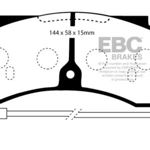 EBC Ultimax sprednje zavorne ploščice za Peugeot J9
