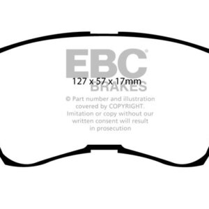 EBC Greenstuff 6000 sprednje zavorne ploščice za Mitsubishi Delica, Mitsubishi Pajero