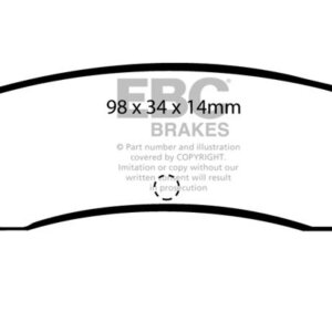 EBC Ultimax zadnje zavorne ploščice za Nissan Sunny