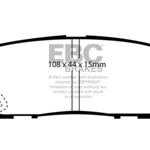 EBC Greenstuff 6000 zadnje zavorne ploščice za Mitsubishi Delica, Mitsubishi Pajero