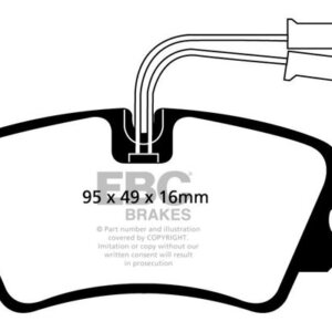 EBC Ultimax sprednje zavorne ploščice za Alfa Romeo 90, Alfa Romeo 33