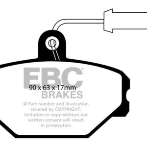 EBC Ultimax sprednje zavorne ploščice za FIAT Panda, FIAT Tempra