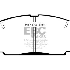 EBC Ultimax sprednje zavorne ploščice za Toyota Dyna, Toyota HiAce