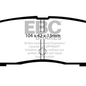 EBC Ultimax zadnje zavorne ploščice za Ford Probe, Mazda 626