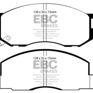 EBC Ultimax sprednje zavorne ploščice za Toyota LiteAce