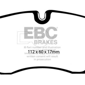 EBC Ultimax sprednje zavorne ploščice za Opel Senator, Opel Kikinda