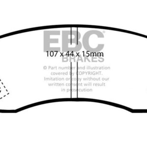 EBC Ultimax sprednje zavorne ploščice za Suzuki Swift, Suzuki Cappuccino